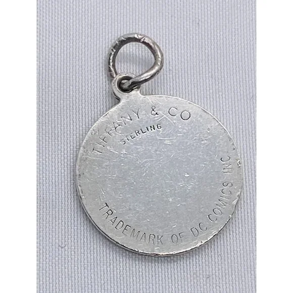 Tiffany & Co Sterling Silver 925 DC Comics Theme Charm Pendant Collectors Piece